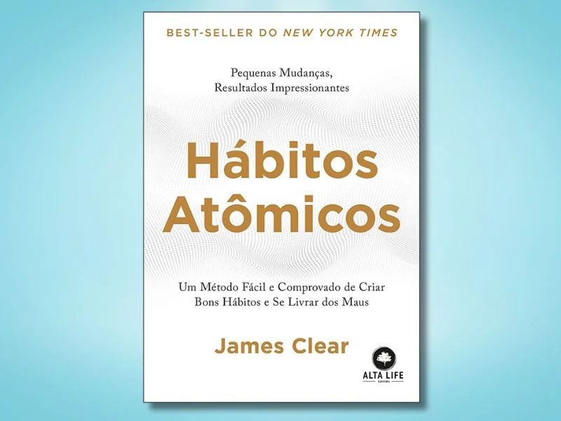 Presente para namorado livro hábitos atômicos